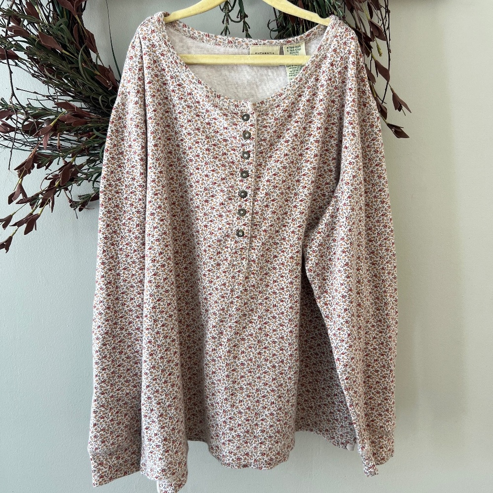 Cotton long sleeve shirt